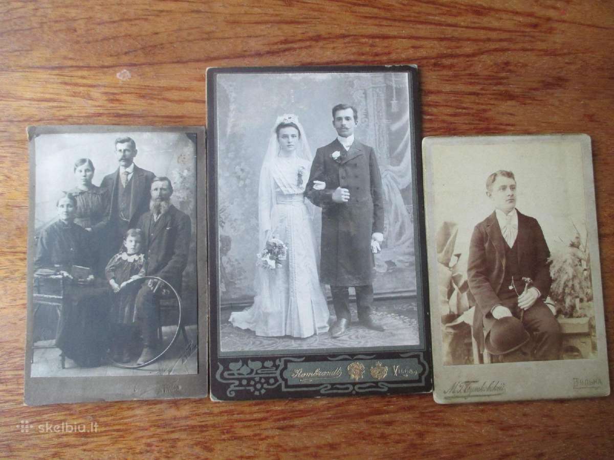 19 a. pab., 20 a. prad. Vilniaus portretinės foto - nuotraukos Nr. 6