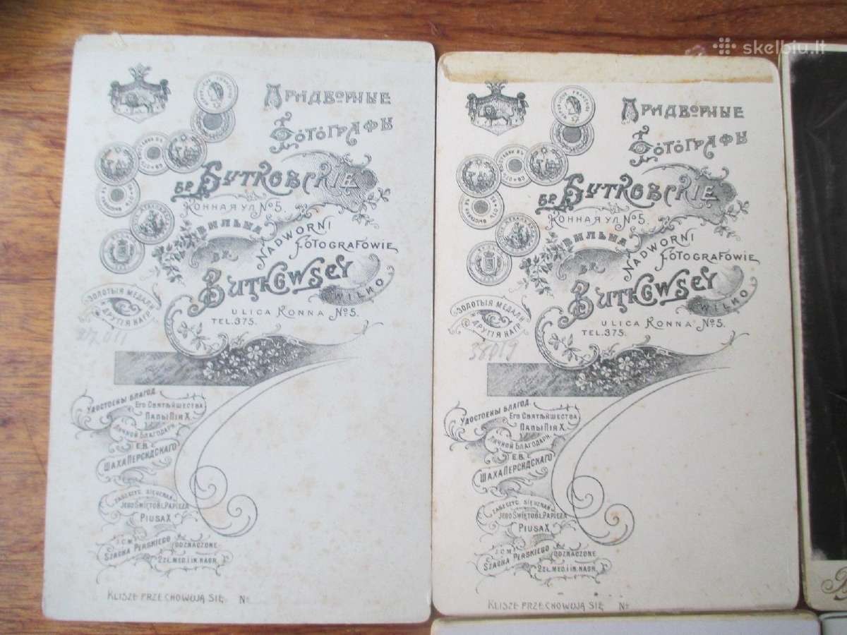 19 a. pab., 20 a. prad. Vilniaus portretinės foto - nuotraukos Nr. 3