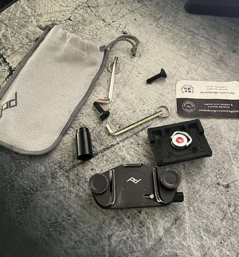 Peak Design Capture Camera Clip su Standard Plate - nuotraukos Nr. 2