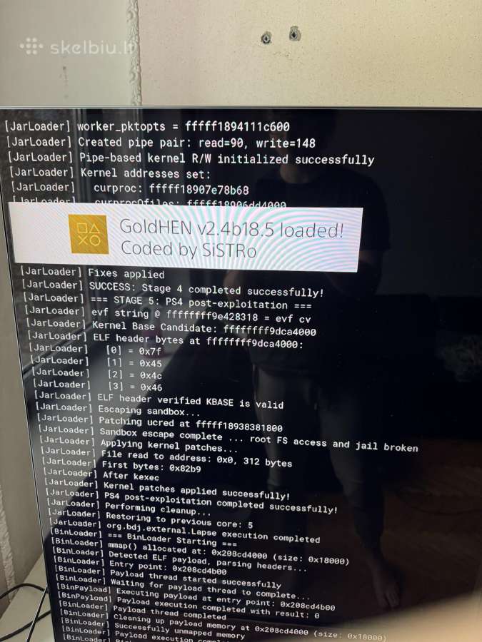 Ps4 slim 500gb Atrištas/jailbroken + Pultelis - nuotraukos Nr. 3