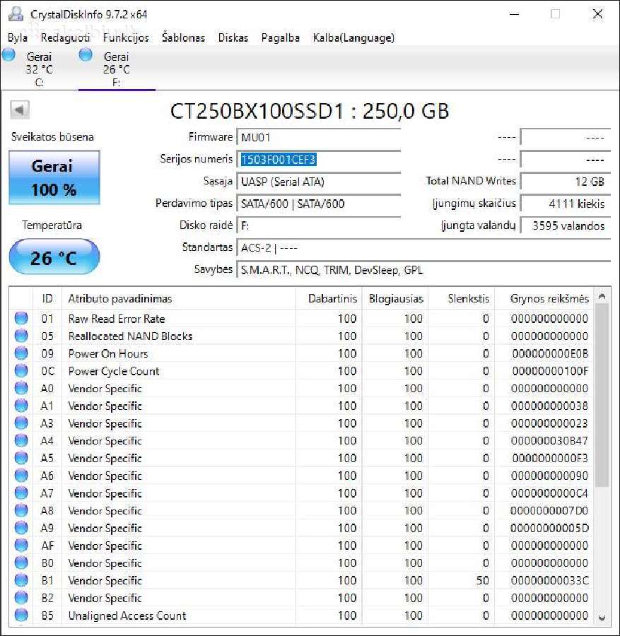 SSD 250gb