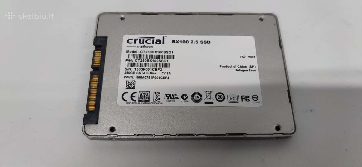 SSD diskas 250gb - nuotraukos Nr. 3