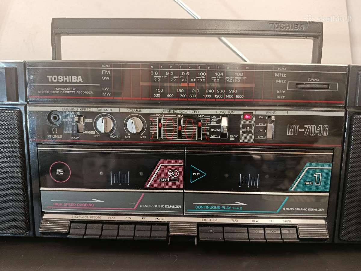 Magnetola Toshiba Rt 7046 - nuotraukos Nr. 4