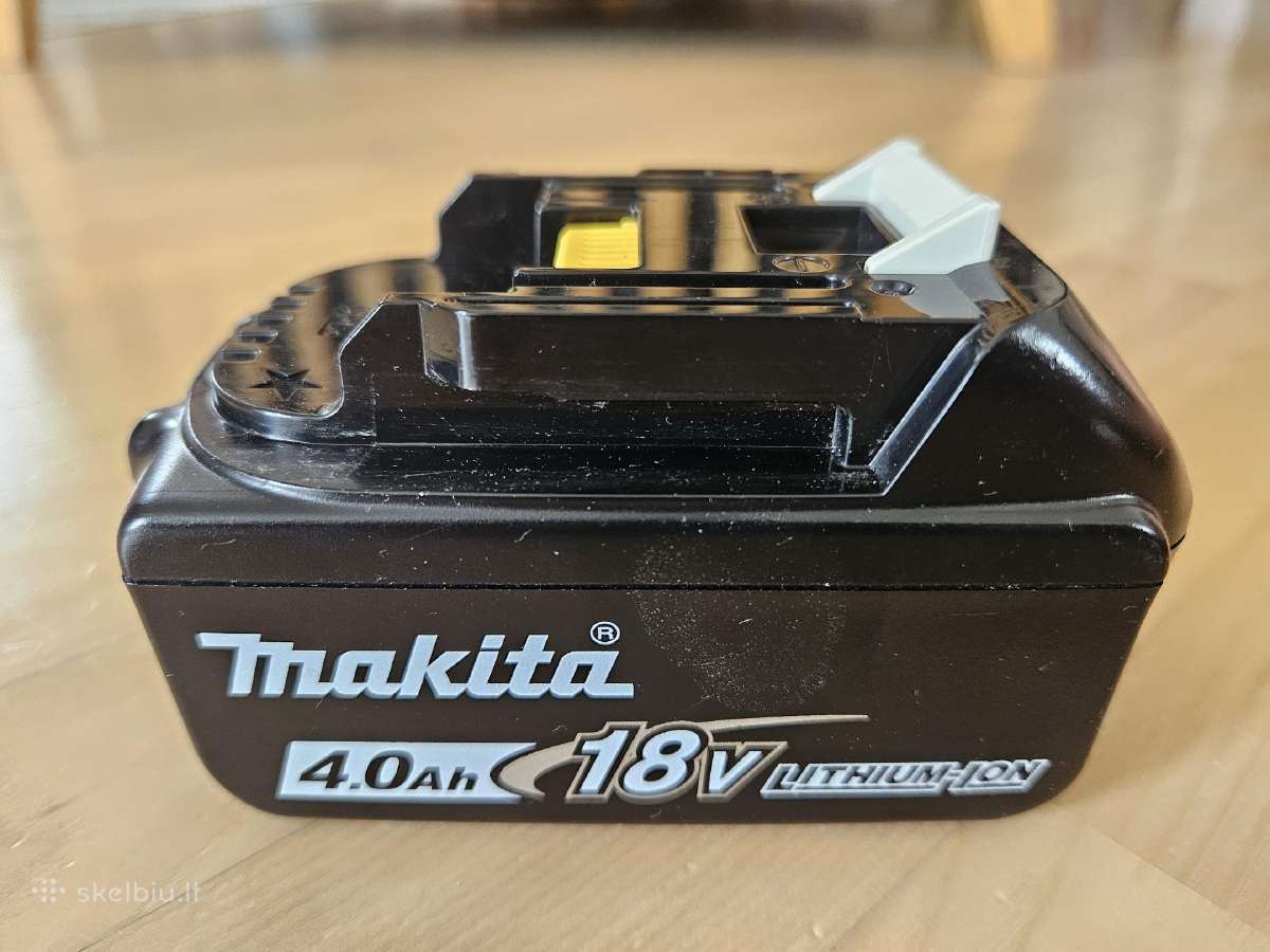 Naudotas originalus Makita 4ah 18v akumuliatorius
