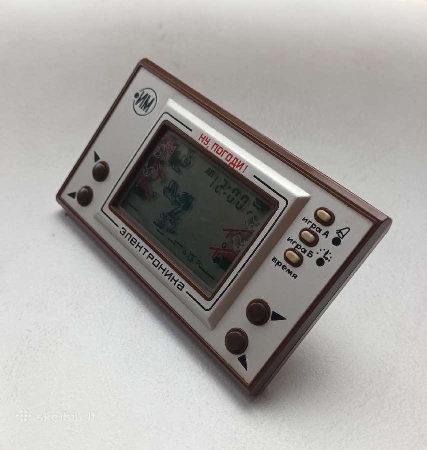 Retro zaidimas elektronika Nu palauk / Nu pogodi. - nuotraukos Nr. 2