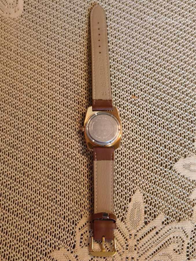 Paauksuotas Mechaninis Ussr Laikrodis Wostok - nuotraukos Nr. 6