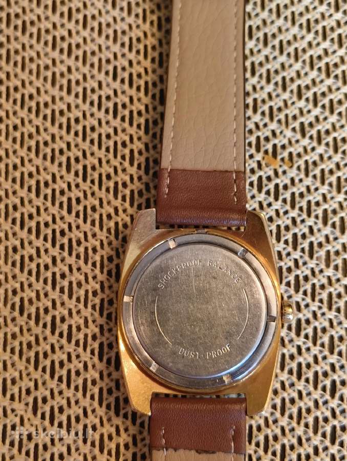 Paauksuotas Mechaninis Ussr Laikrodis Wostok - nuotraukos Nr. 8