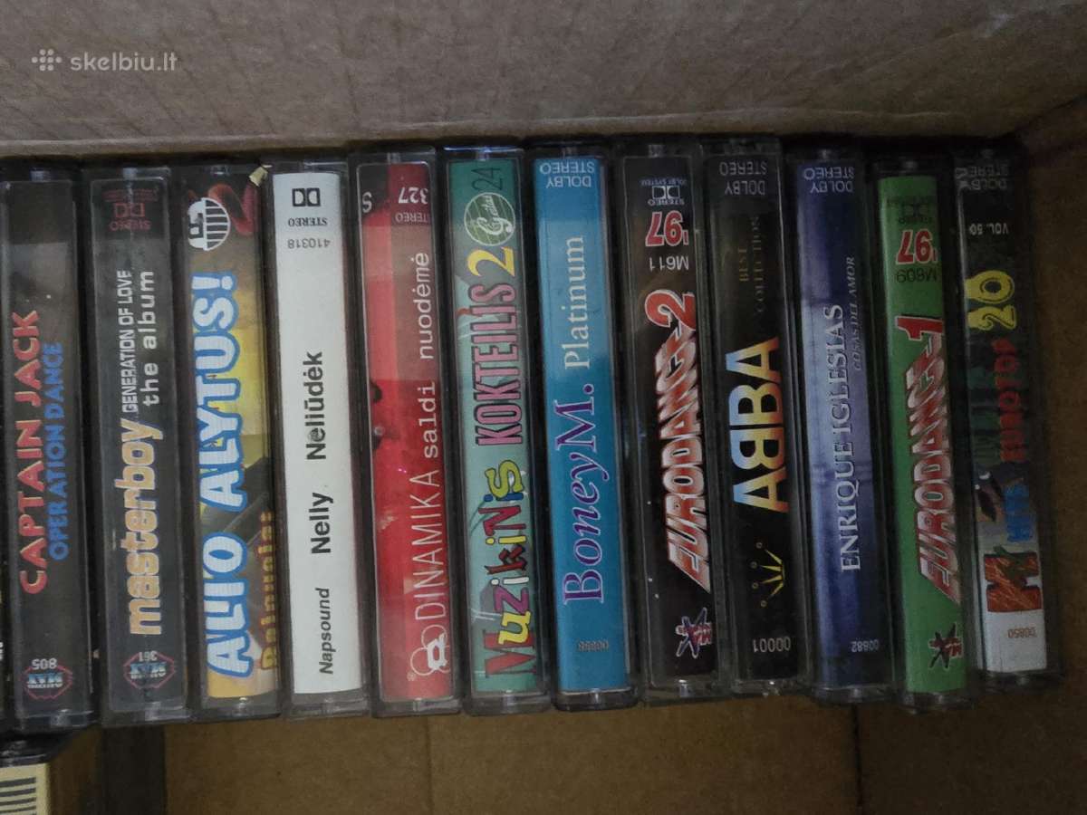 Audio kasetės 30vnt - nuotraukos Nr. 3