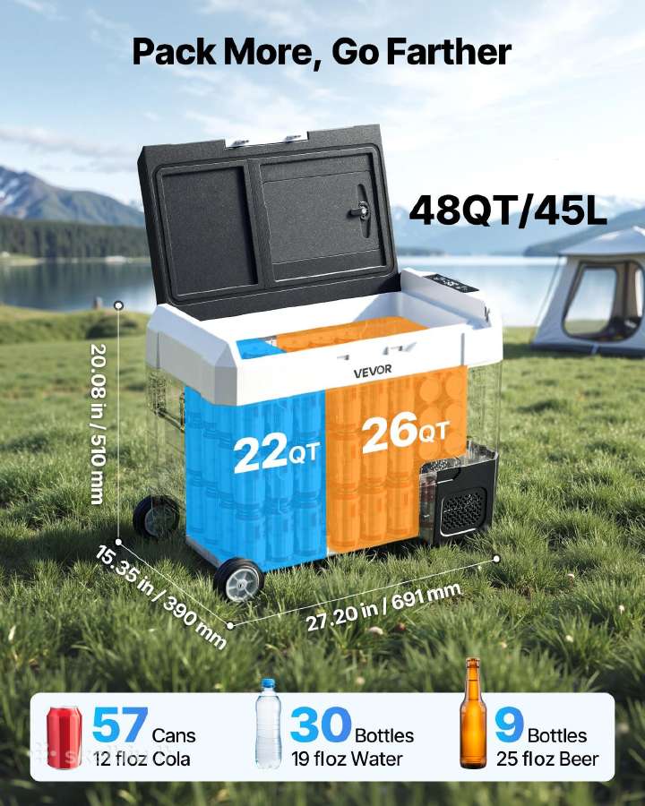 Mobilus šaldytuvas 48ltr. - nuotraukos Nr. 7