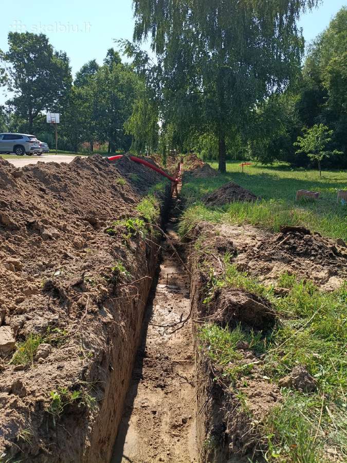 Ekskavatoriaus 2.6t. nuoma,kasimo darbai - nuotraukos Nr. 32