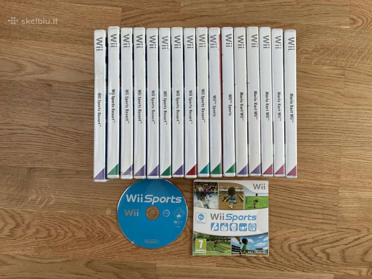 18 Nintendo Wii žaidimų
