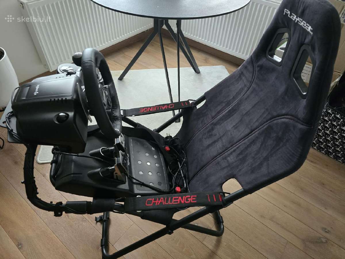 Playseat Challenge su Logitech G920 ir shifteriu