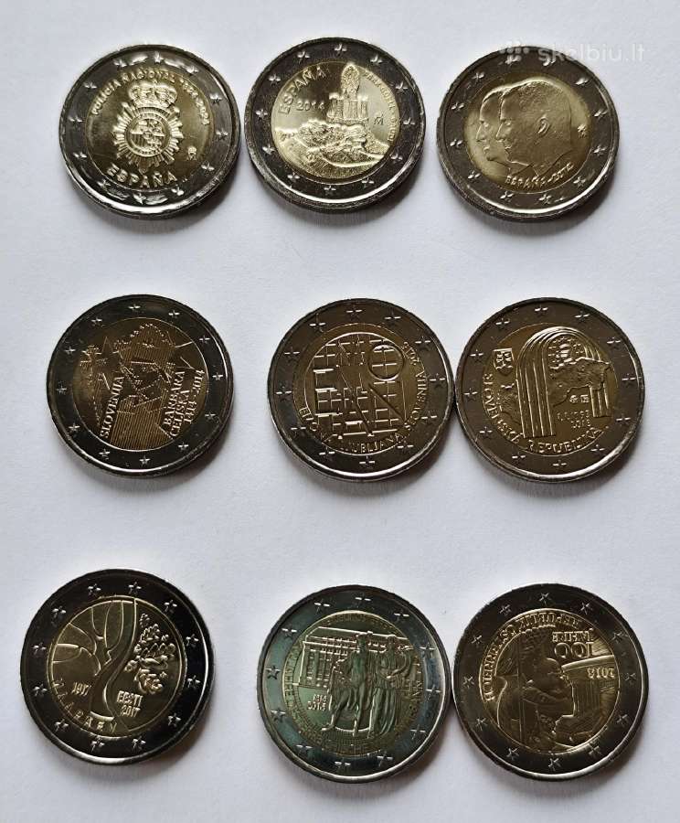 2€ proginės monetos Unc - nuotraukos Nr. 2