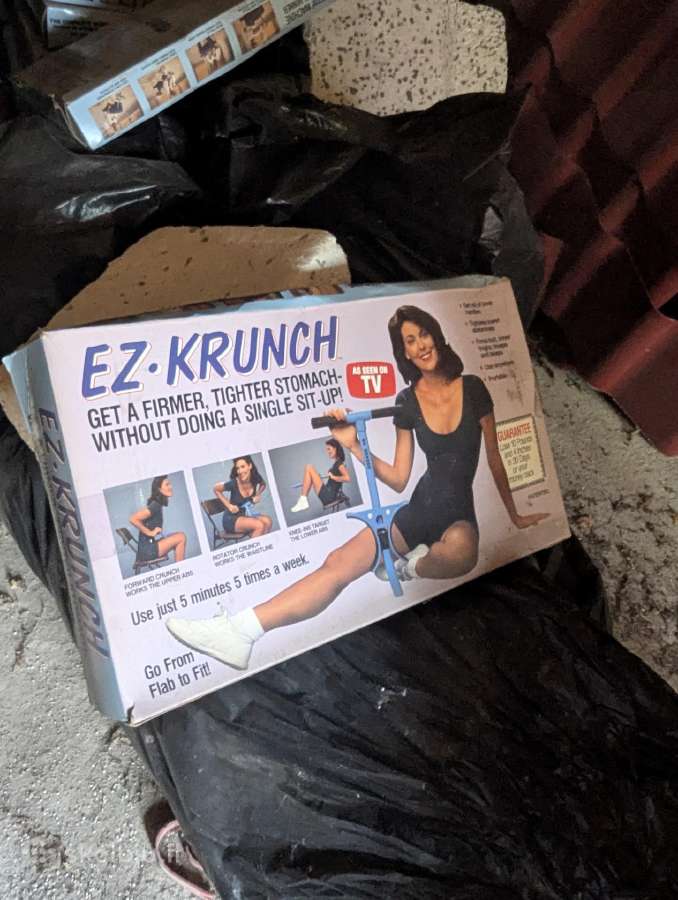 1990-ųjų TV Shop treniruoklis Ez-krunch
