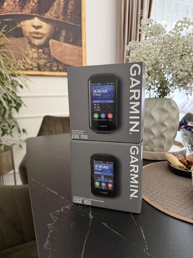 Garmin edge 850, 1050 naujas supakuotas