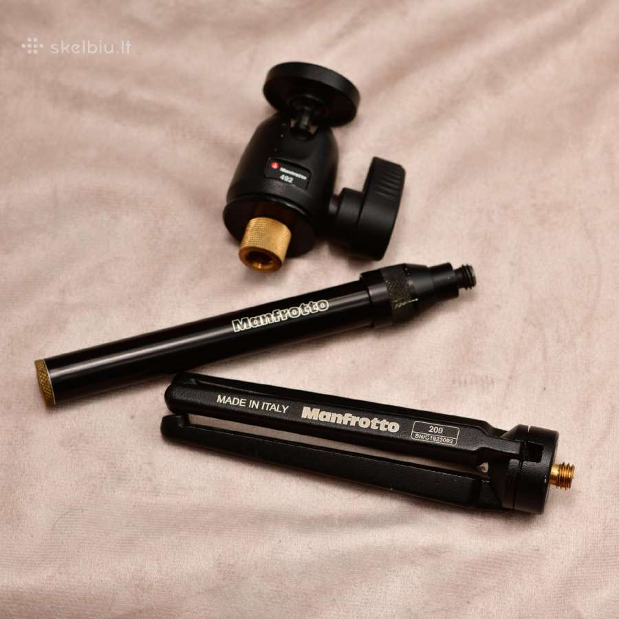 Manfrotto Tabletop Tripod with 492 Ball Head Kit - nuotraukos Nr. 6