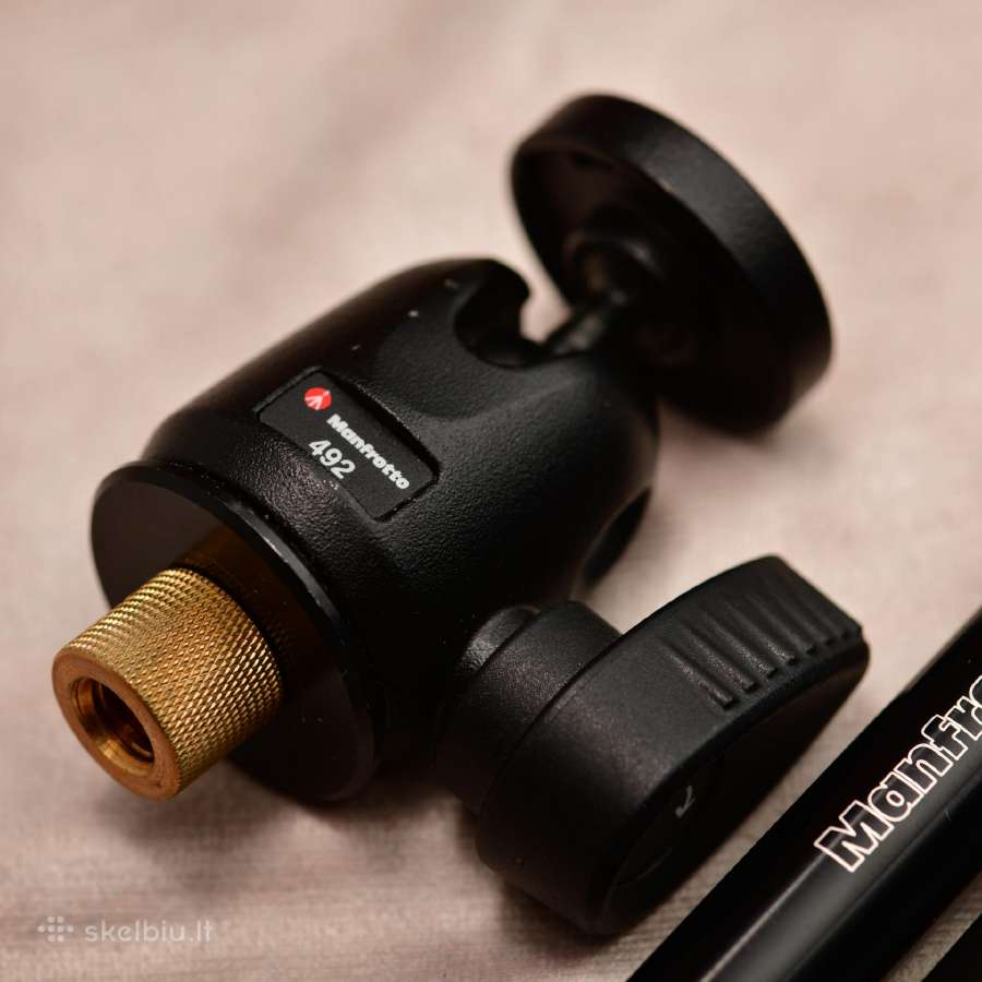Manfrotto Tabletop Tripod with 492 Ball Head Kit - nuotraukos Nr. 9