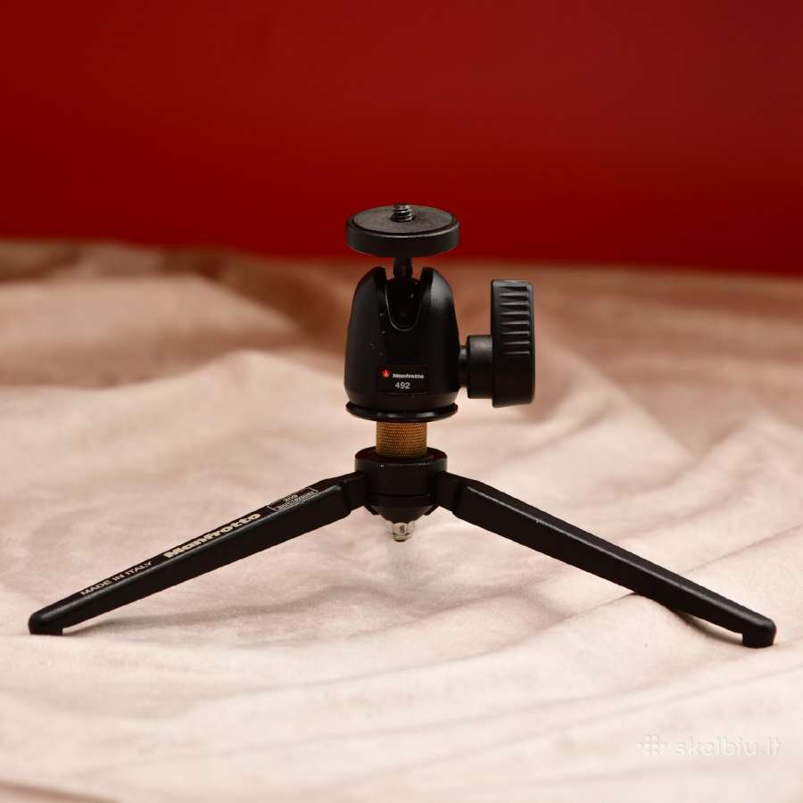 Manfrotto Tabletop Tripod with 492 Ball Head Kit - nuotraukos Nr. 3