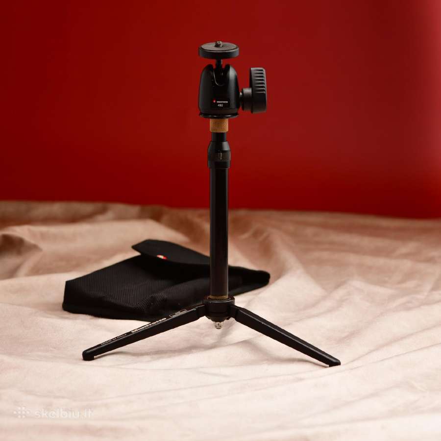 Manfrotto Tabletop Tripod with 492 Ball Head Kit