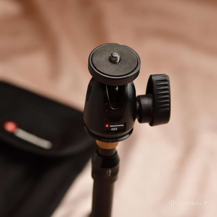 Manfrotto Tabletop Tripod with 492 Ball Head Kit - nuotraukos Nr. 11