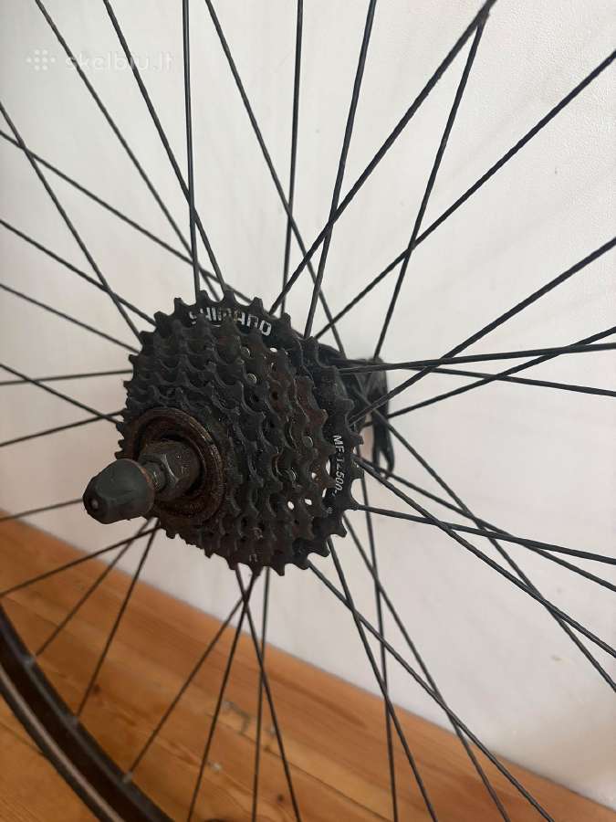 Plento ratai 700c (28 colių) + padangos 23mm - nuotraukos Nr. 3