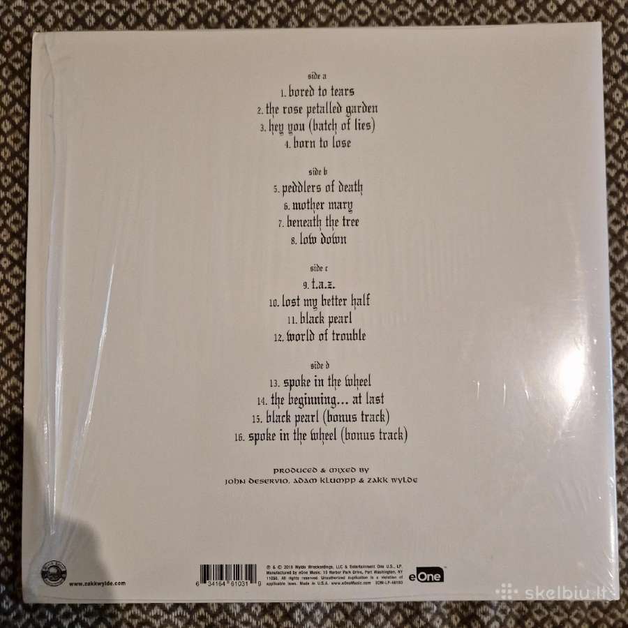 Black Label Society - Sonic Brew / Vinyl 2xlp limi - nuotraukos Nr. 3