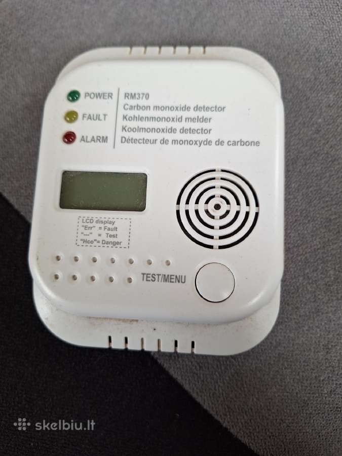 Perku sugedusį smalkių detektorių