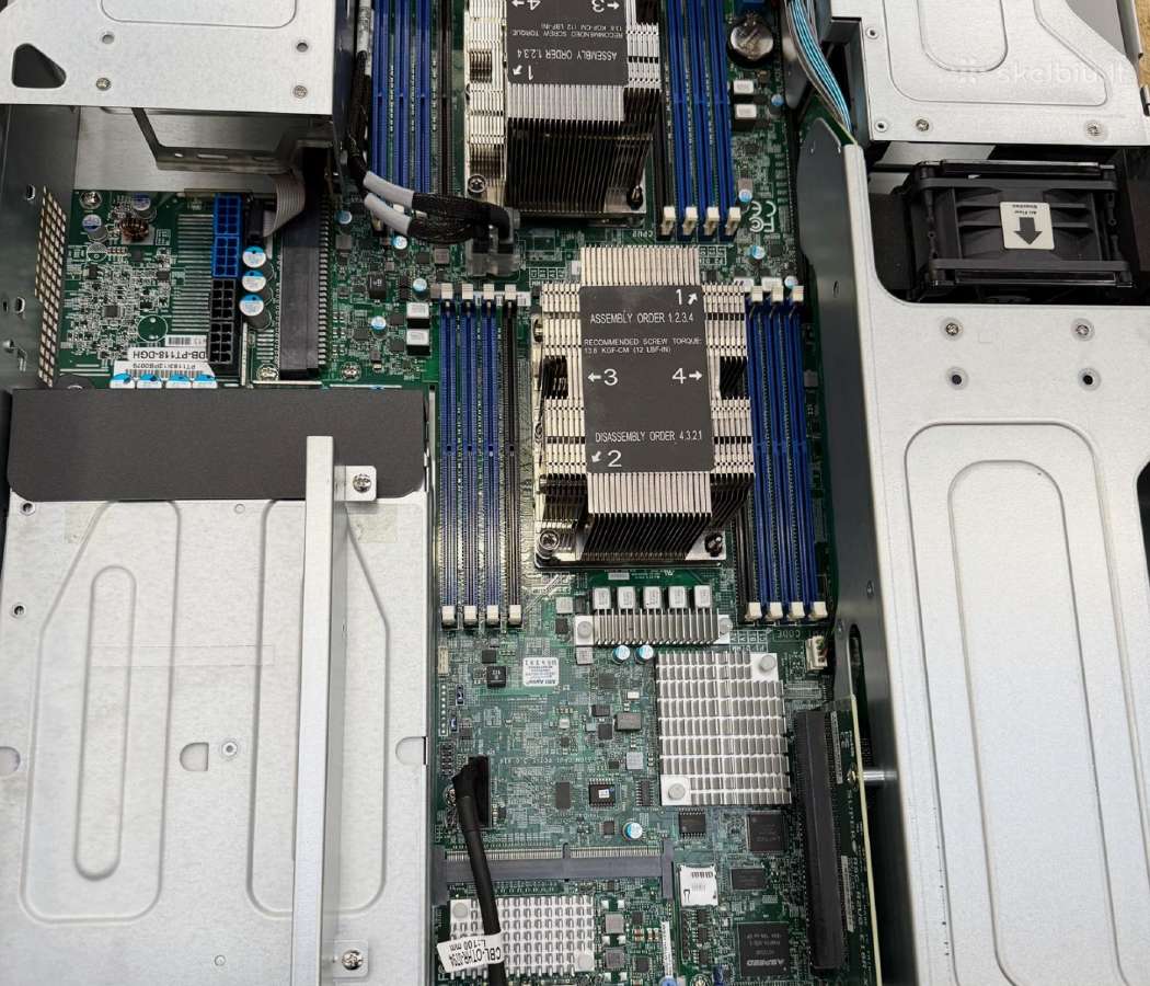 Supermicro Superserver Sys-2029gp-tr 2x Cpu 6x Gpu - nuotraukos Nr. 4