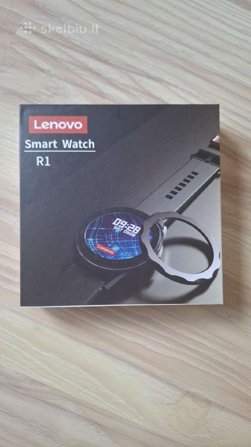 Lenovo R1 Black išmanus laikrodis