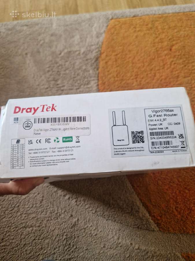 Naujas Draytek Vigor 2766ax Wi-fi 6 maršrutizatori - nuotraukos Nr. 2