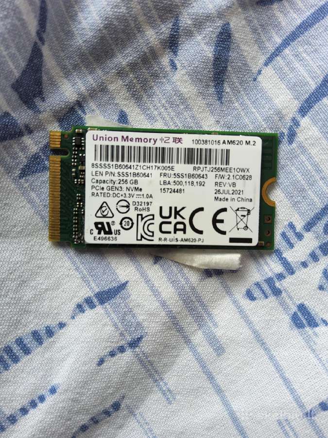 SSD M.2 Nvme 256gb Pcie Gen3