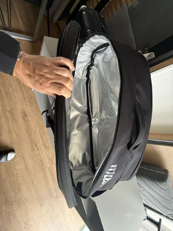 Wilson Federer Dna 12 Pack Black - nuotraukos Nr. 7
