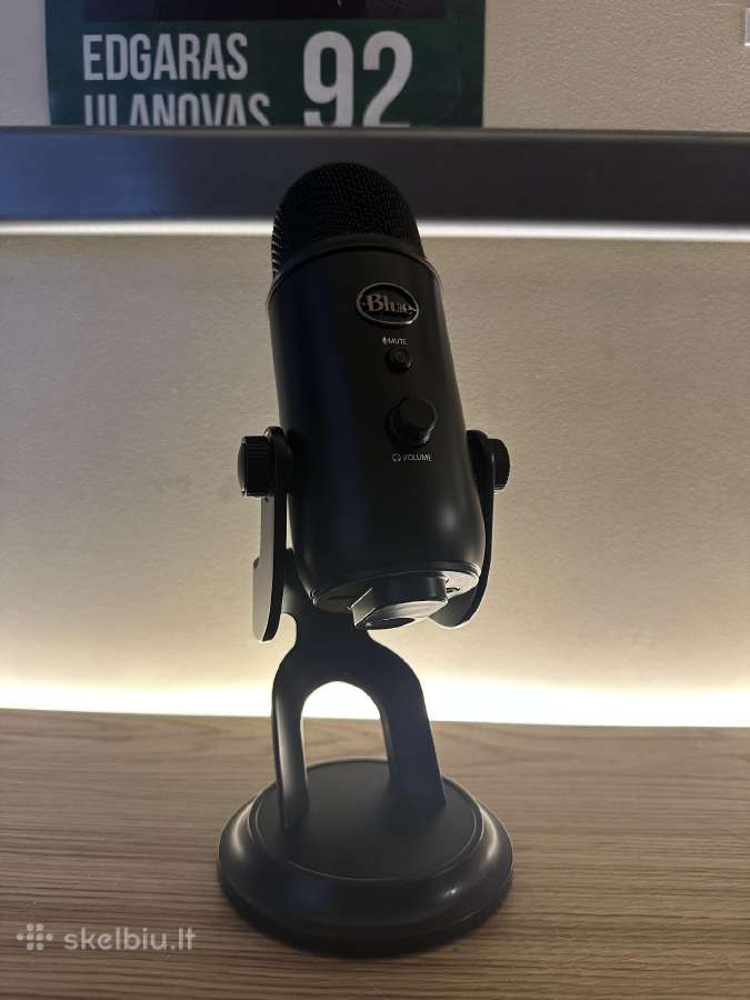 Blue yeti usb mikrofonas