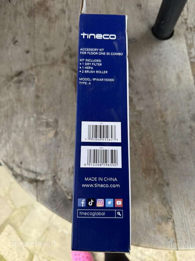 Naujas Tineco One S5 filtrų, šepečių rinkinys - nuotraukos Nr. 4