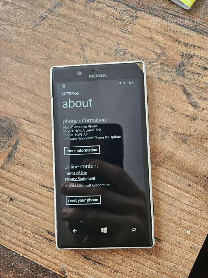 Nokia 720 - nuotraukos Nr. 2