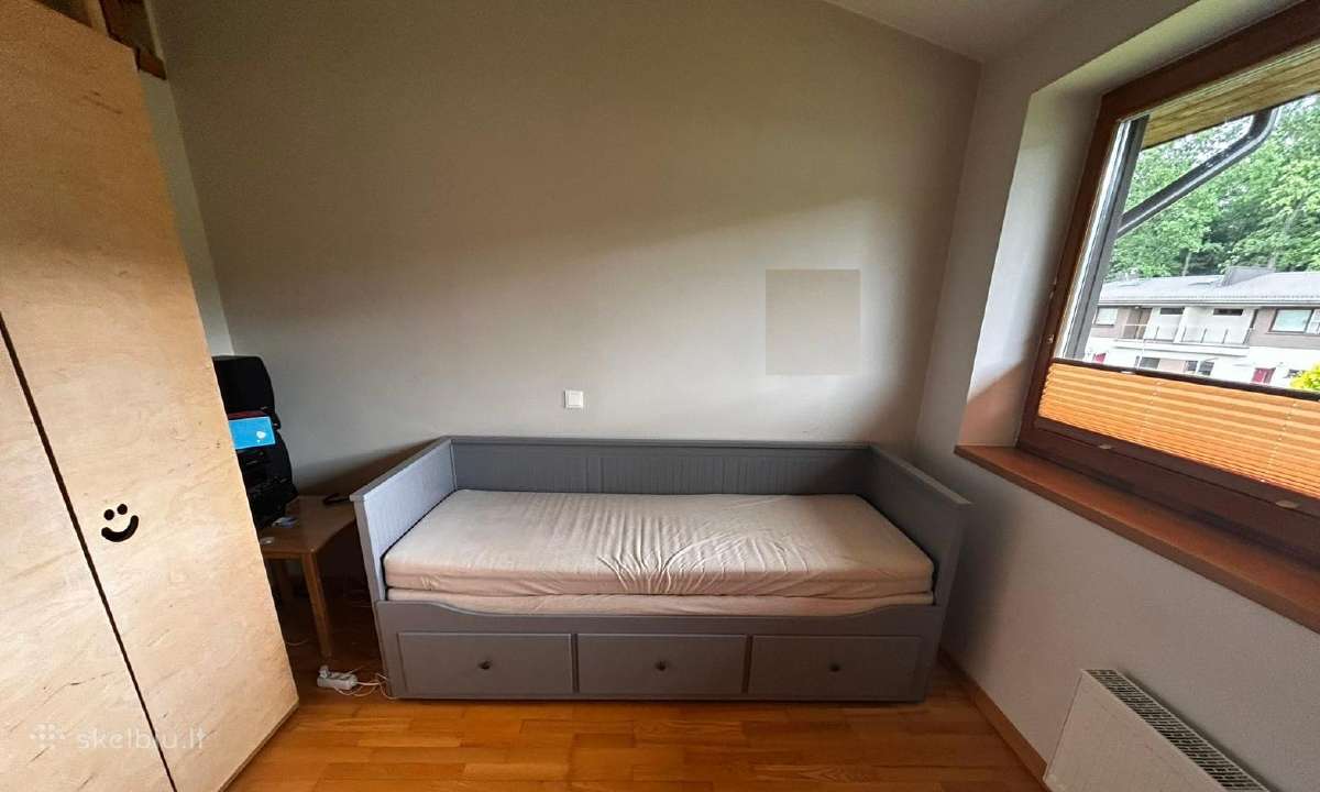 Ikea Hemnes dvigulė lova pilkos spalvos