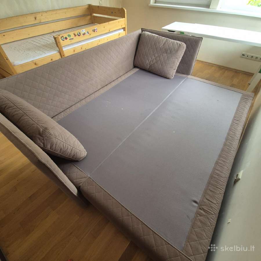 Magrė baldų sofa-lova su dėže