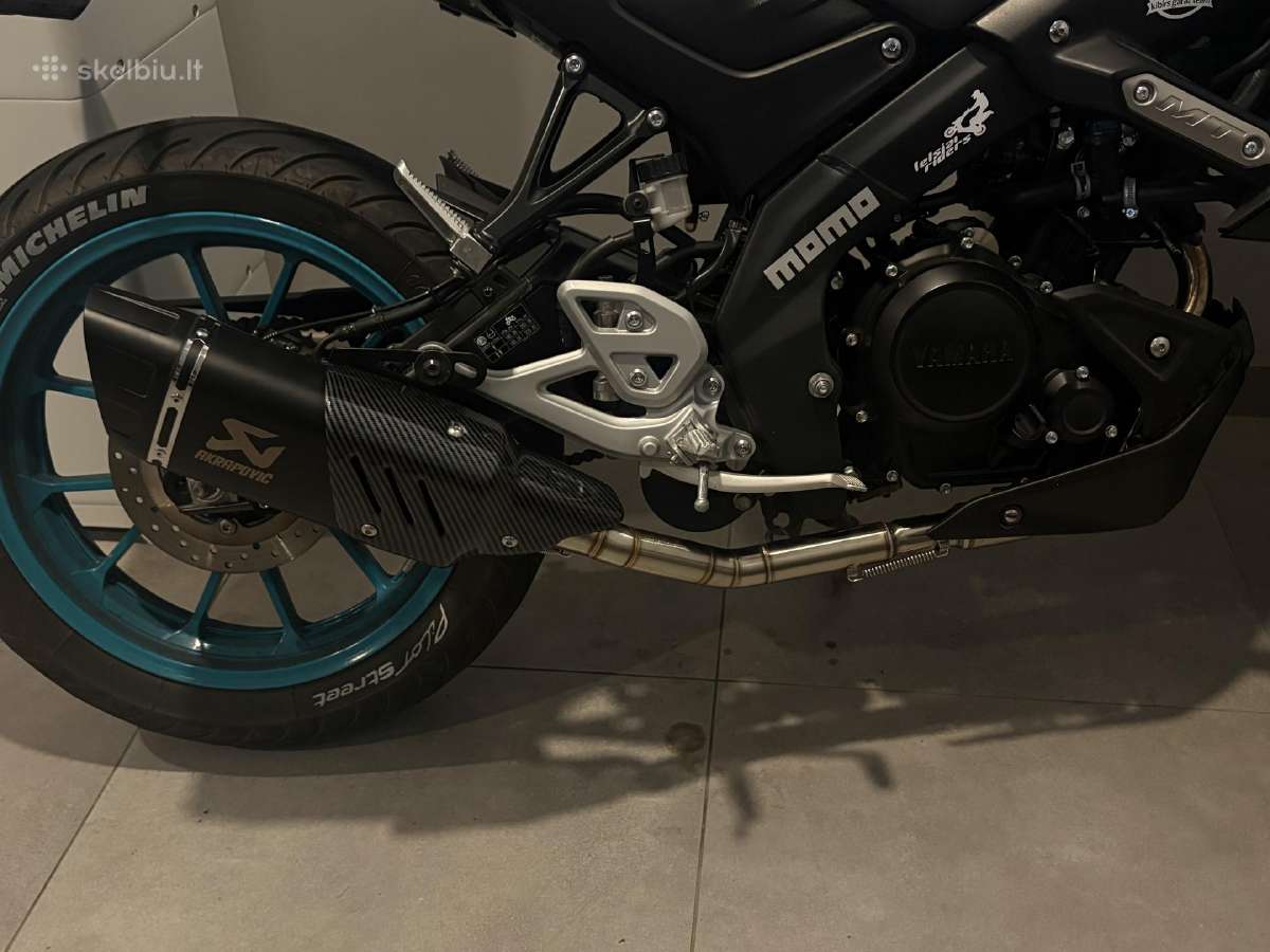 Yamaha mt 125 2024 sportinis ismetimas - nuotraukos Nr. 3