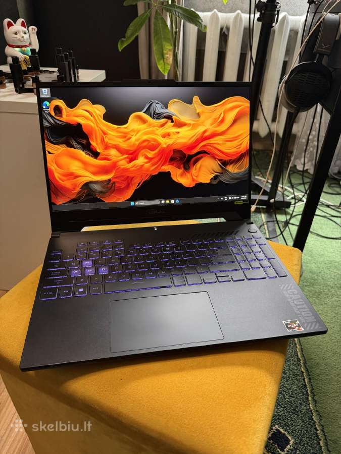 Galingas Asus Tuf A15 žaidimų kompiuteris