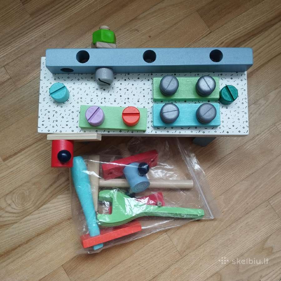 Medinis vaikiškas darbastalis „wood'n Play“ - nuotraukos Nr. 2