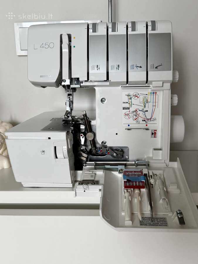 Bernina L450 overlokas - nuotraukos Nr. 2