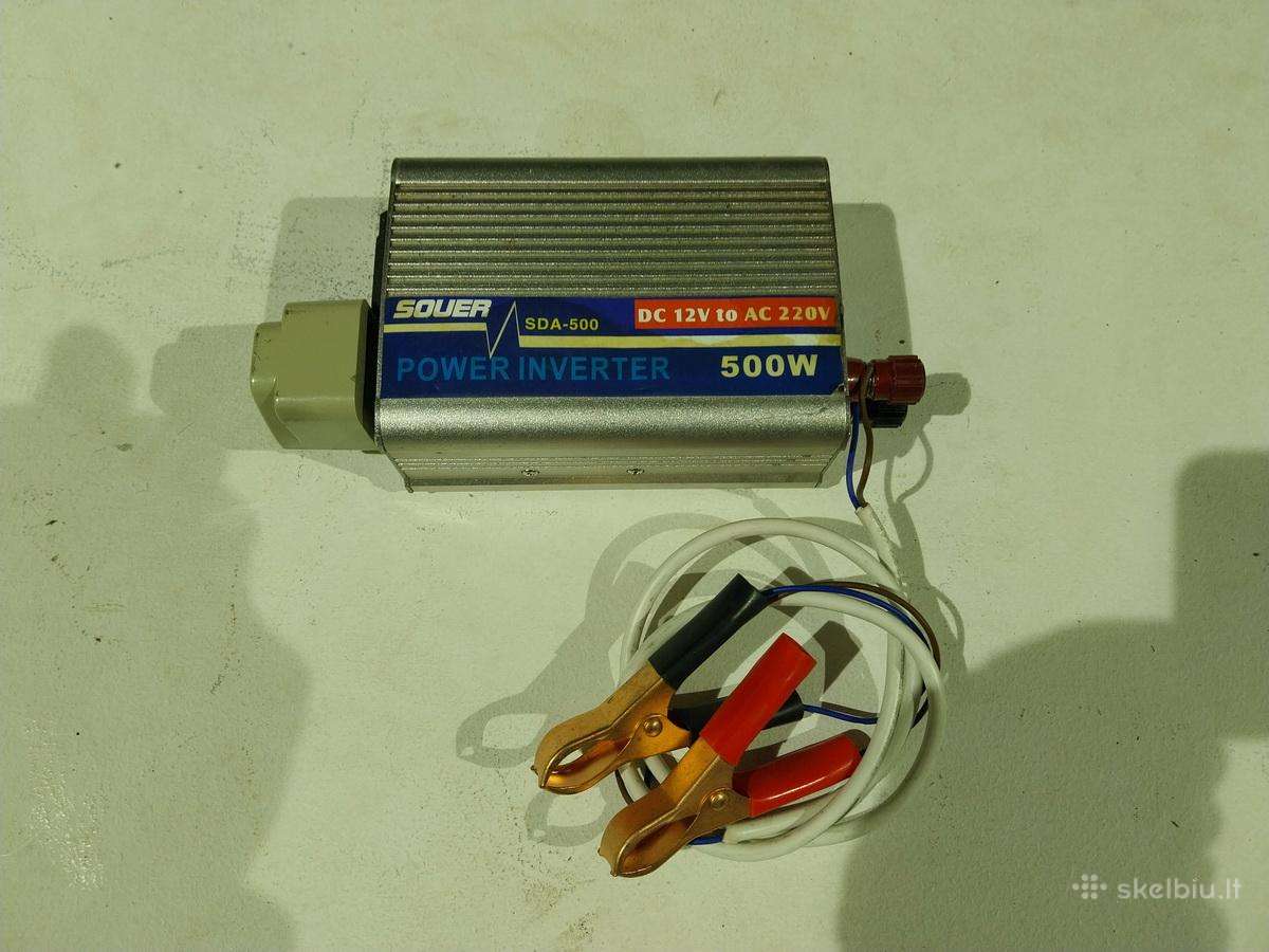 Inverteris 12 - 220v 500w