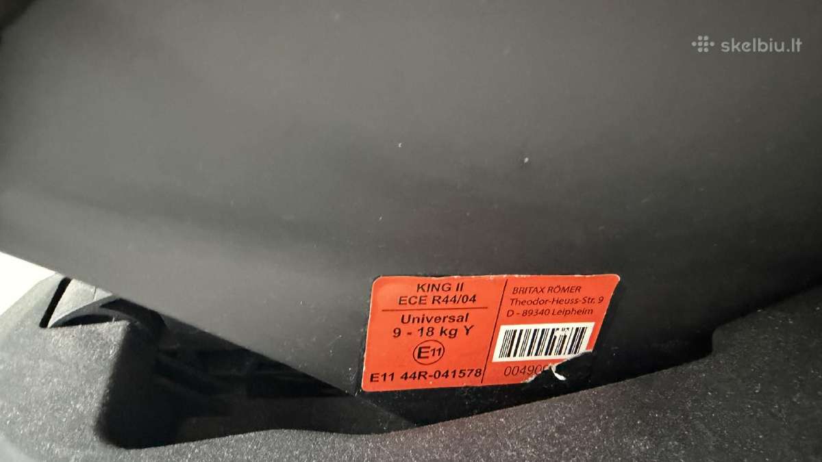 Britax romer king 2 - nuotraukos Nr. 2