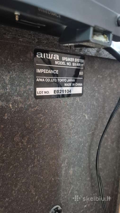 Aiwa Nsx-r37 muzikinis centras su kolonėlėmis - nuotraukos Nr. 6
