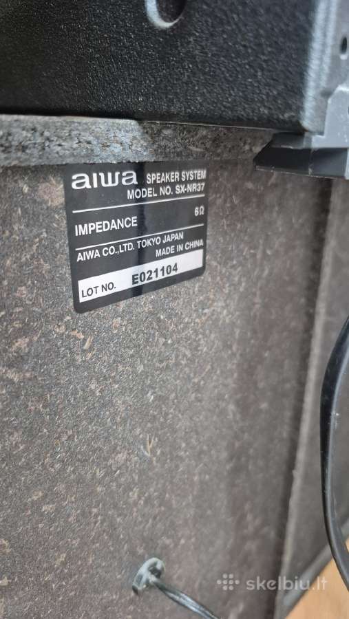 Aiwa Nsx-r37 muzikinis centras su kolonėlėmis - nuotraukos Nr. 7