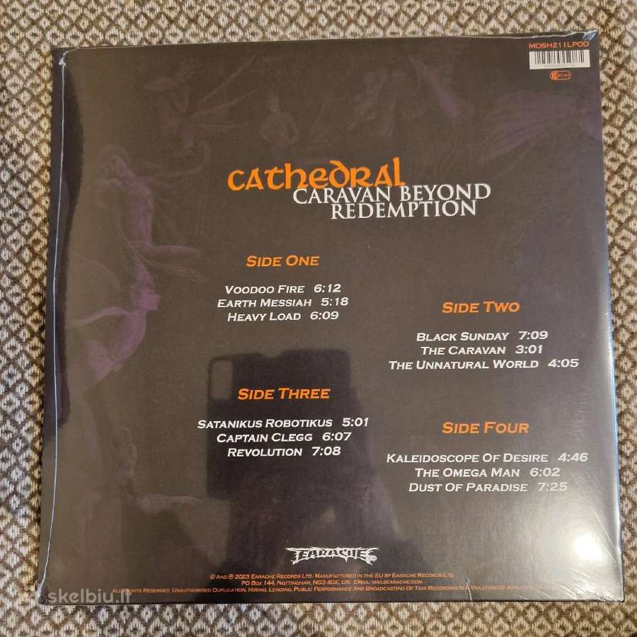 Cathedral - Caravan Beyond Redemption / Vinyl 2xlp - nuotraukos Nr. 2