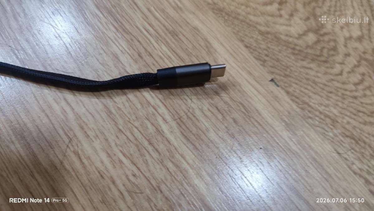 Laidas krovimu usb su laikikliu telefonui - nuotraukos Nr. 4