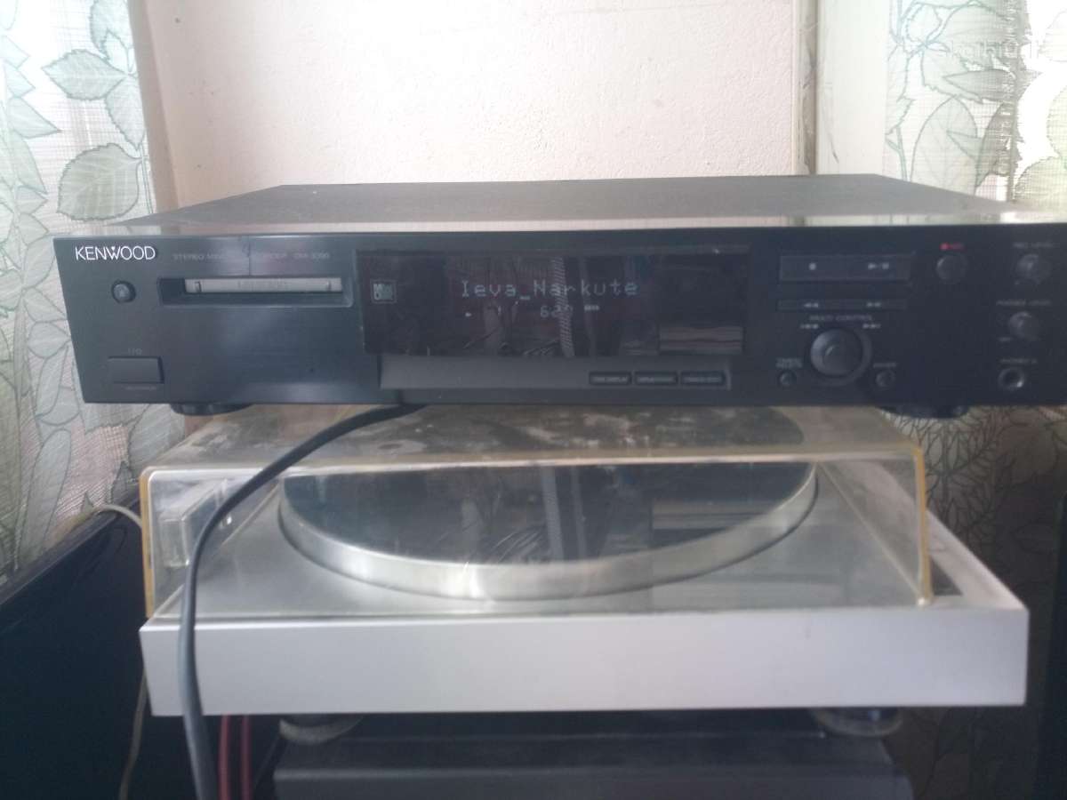 Kenwood minidisc grotuvas