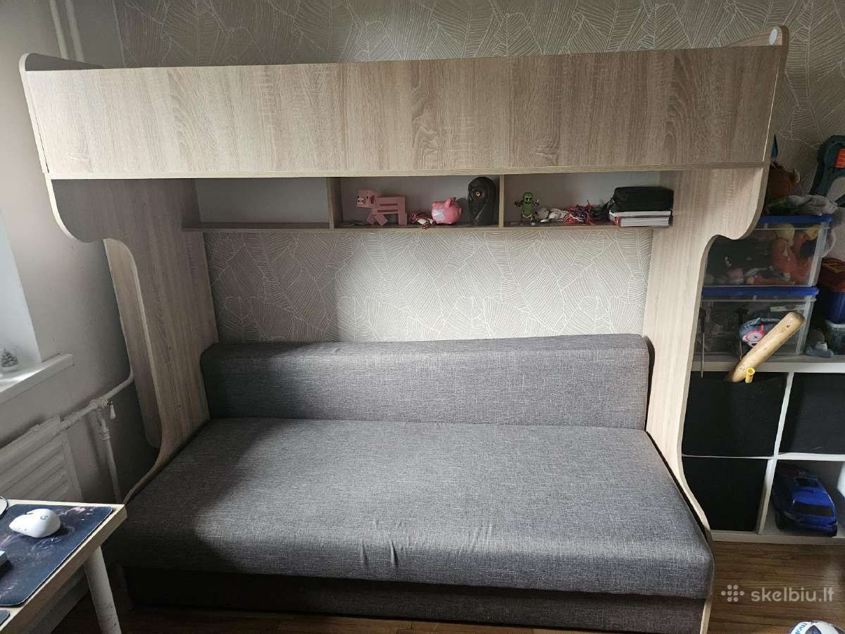 Dviaukštė sofa-lova