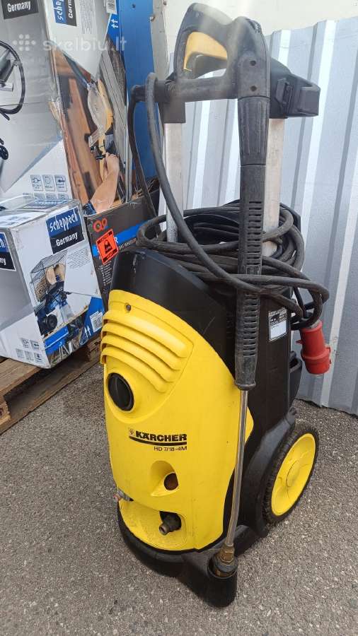 Aukšto slėgio plovykla Karcher 7/18-4m - nuotraukos Nr. 3